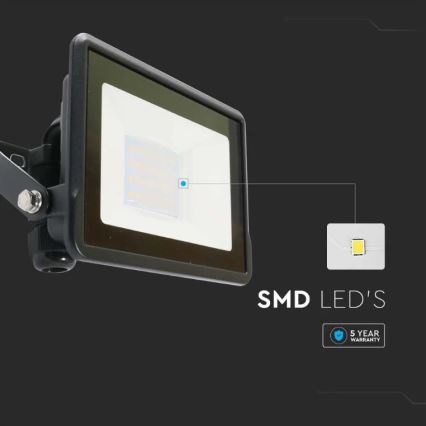 LED Floodlight with direct connection SAMSUNG CHIP LED/20W/230V IP65 6500K