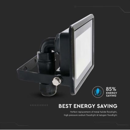 LED Floodlight with direct connection SAMSUNG CHIP LED/30W/230V IP65 6500K