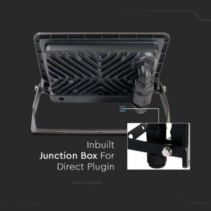 LED Floodlight with direct connection SAMSUNG CHIP LED/30W/230V IP65 6500K