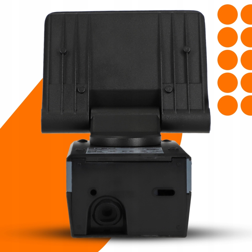 LED floodlight with motion and dusk sensor LED/24W/230V 4200K IP54 black