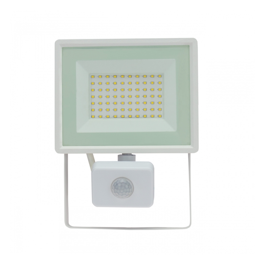 LED Floodlight with motion sensor NOCTIS LUX 3 LED/50W/230V 4000K IP44 white
