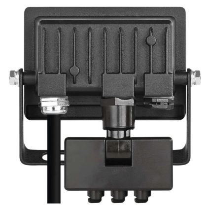 LED Floodlight with Motion and Dusk Sensor TAMBO EVO LED/10W/230V 4000K IP44 Black