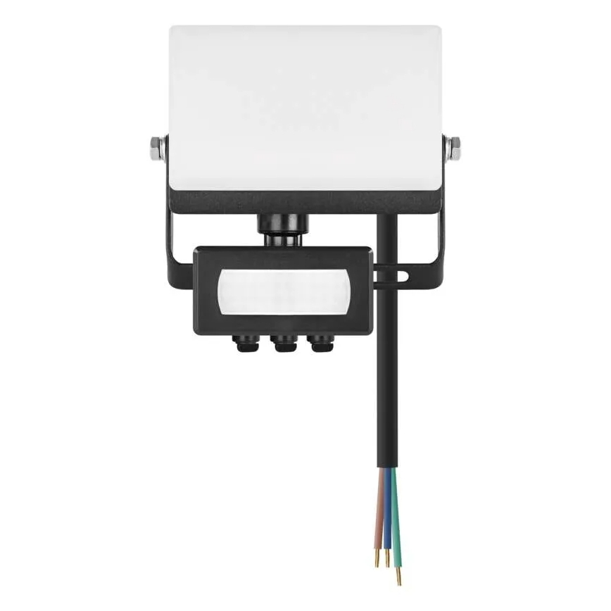 LED Floodlight with Motion and Dusk Sensor TAMBO EVO LED/10W/230V 4000K IP44 Black