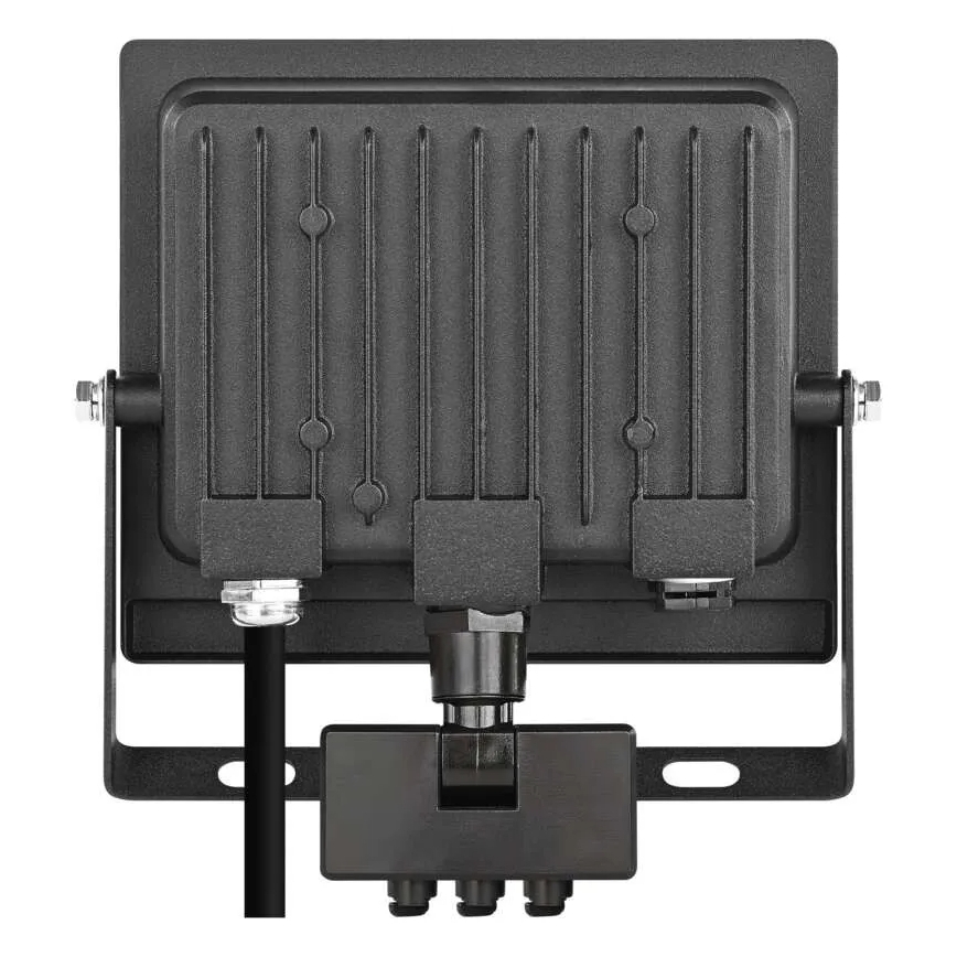 LED Floodlight with Motion and Dusk Sensor TAMBO EVO LED/30W/230V 4000K IP44 Black