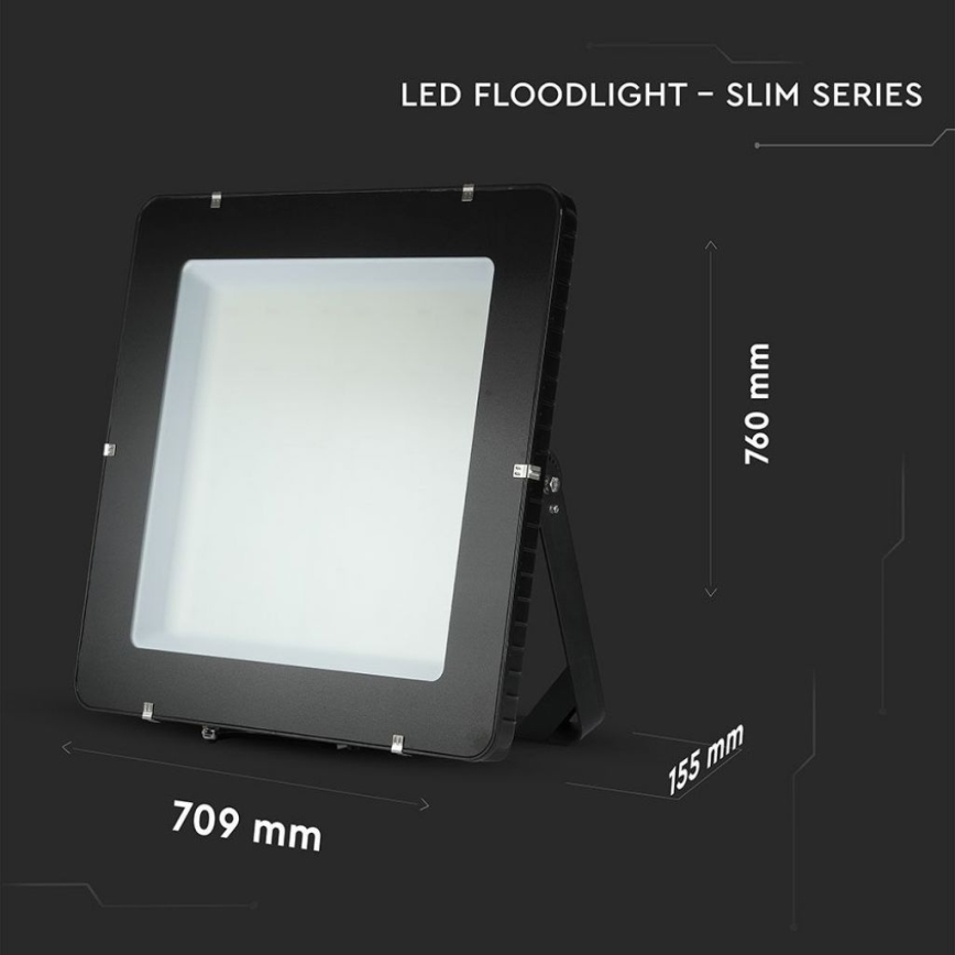 LED Floodlight with Samsung LED Chip, 1000W, 230V, 4000K, IP65