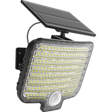 LED floodlight with sensor and solar panel ALEX LED/5,5W/3,7V 1200 mAh IP44