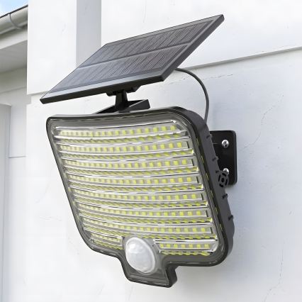 LED floodlight with sensor and solar panel ALEX LED/5,5W/3,7V 1200 mAh IP44