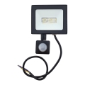 LED Floodlight with sensor LED/20W/230V IP44