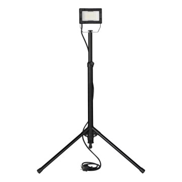 LED Floodlight with Stand LED/20W/230V 5000K IP65 Black