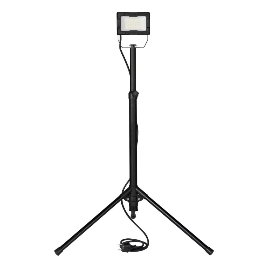 LED Floodlight with Stand LED/20W/230V 5000K IP65 Black