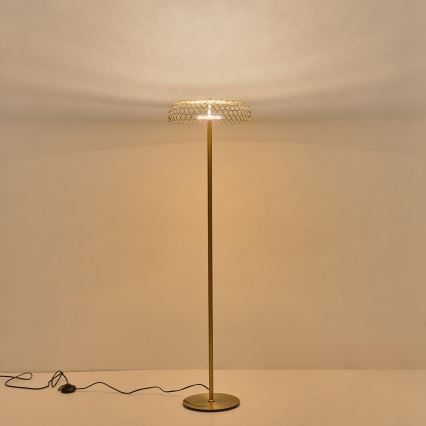 LED Floor lamp LED/10W/230V 3000K gold
