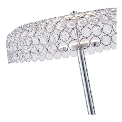 LED Floor lamp LED/10W/230V 3000K shiny chrome
