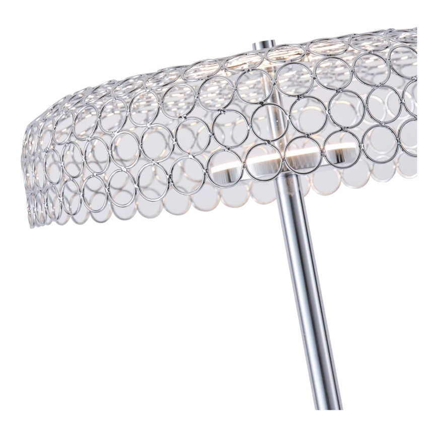 LED Floor lamp LED/10W/230V 3000K shiny chrome