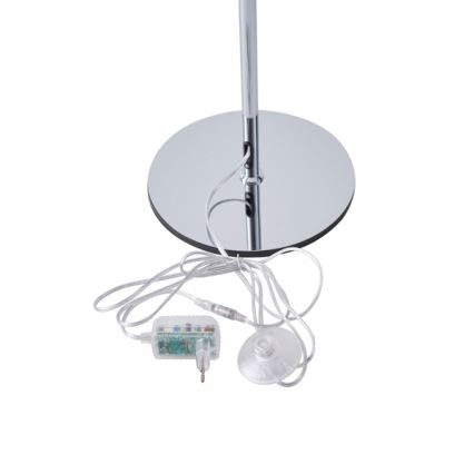 LED Floor lamp LED/10W/230V 3000K shiny chrome