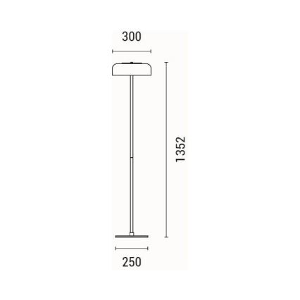 LED Floor lamp LED/8W/230V 3000K