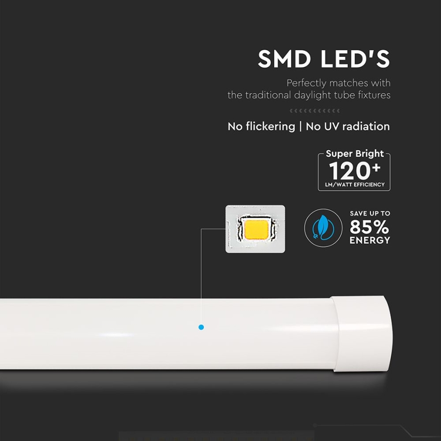 LED Fluorescent light LED/10W/230V 6500K 30 cm white