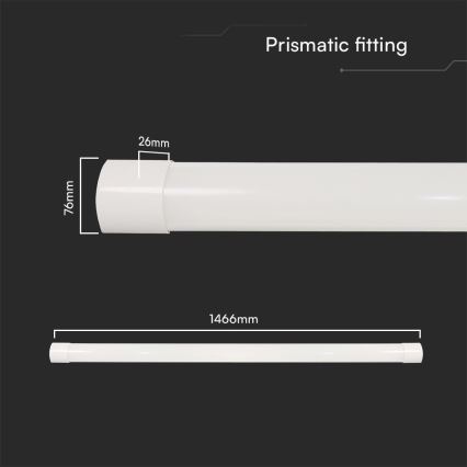 LED Fluorescent light LED/50W/230V 3000/4000/6500K 146 cm