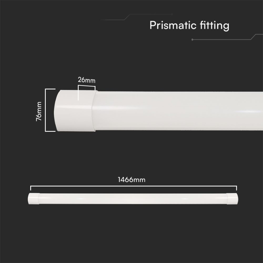 LED Fluorescent light LED/50W/230V 3000/4000/6500K 146 cm