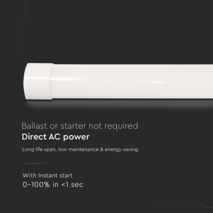 LED Fluorescent light LED/50W/230V 6500K 150 cm white