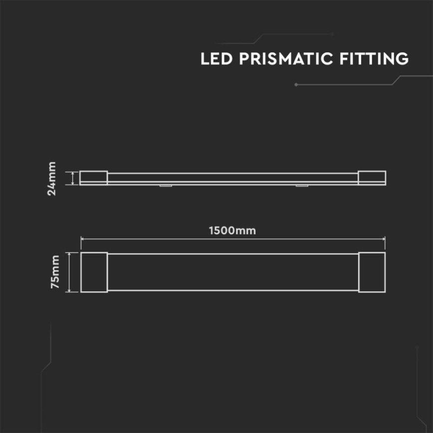 LED Fluorescent light LED/50W/230V 6500K 150 cm white