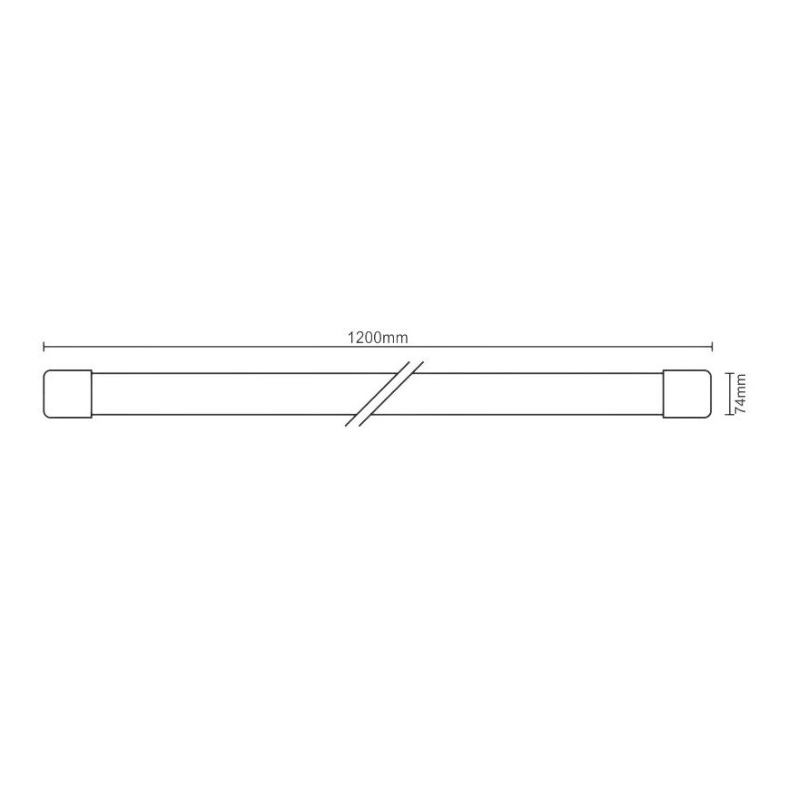 LED Fluorescent light LED/72W/230V 4000K 120 cm