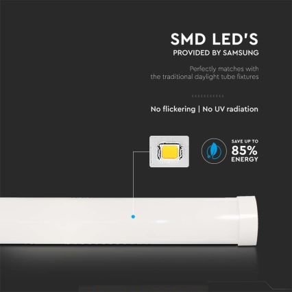LED Fluorescent light SAMSUNG CHIP LED/40W/230V 3000K 120 cm