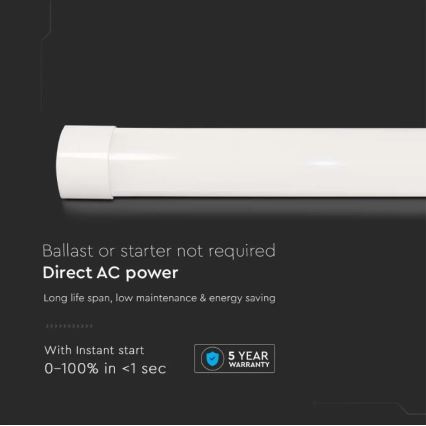 LED Fluorescent light SAMSUNG CHIP LED/50W/230V 6500K 150 cm