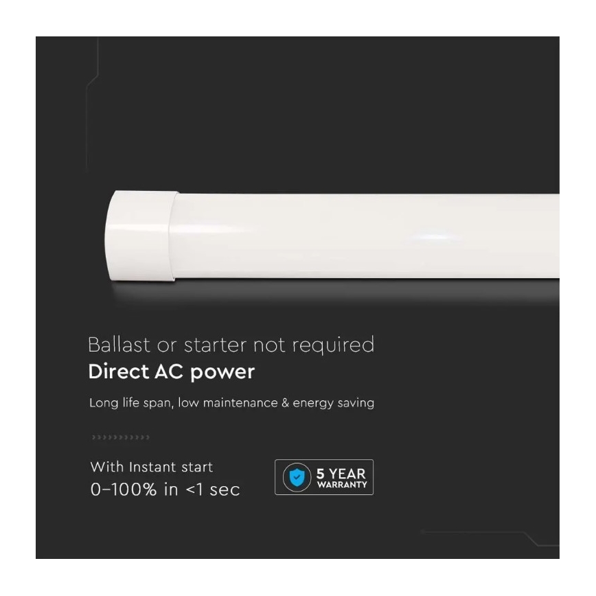 LED Fluorescent light SAMSUNG CHIP LED/50W/230V 6500K 150 cm