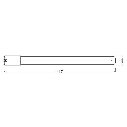 LED Fluorescent tube 2G11/18W/230V 3000K - Osram