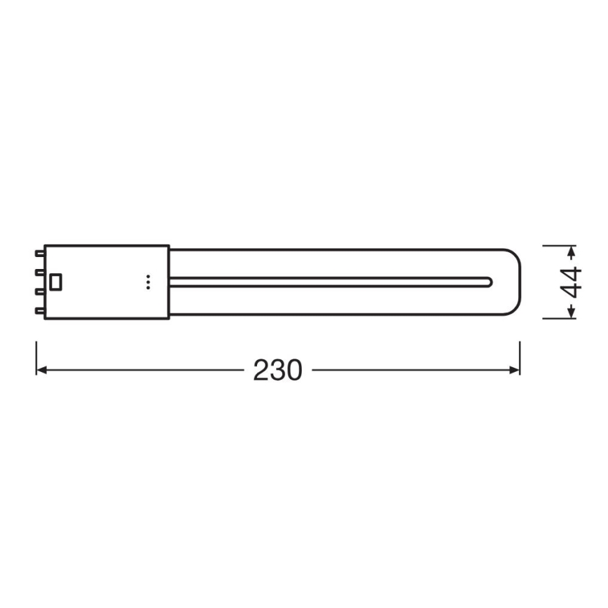 LED Fluorescent tube 2G11/8W/230V 3000K - Osram