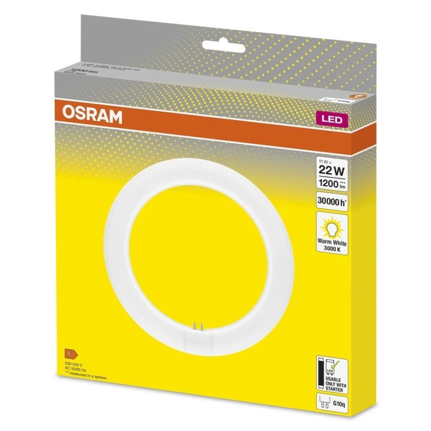 LED Fluorescent tube G10q/11W/230V 3000K - Osram