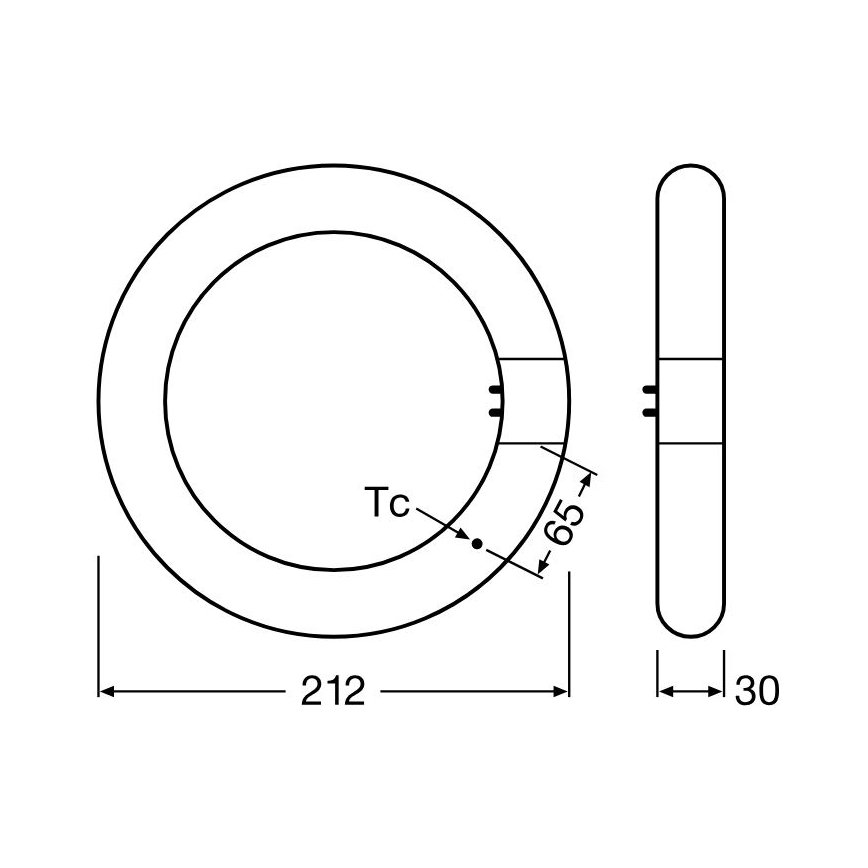 LED Fluorescent tube G10q/11W/230V 3000K - Osram