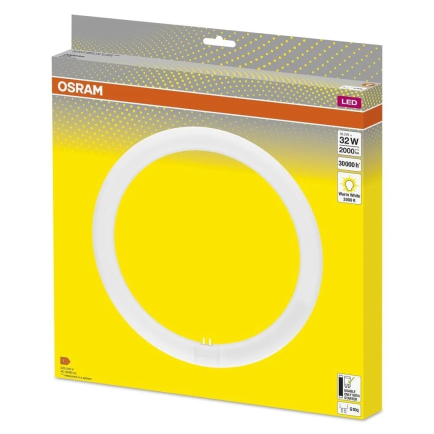 LED Fluorescent tube G10q/18,3W/230V 3000K - Osram