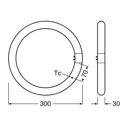 LED Fluorescent tube G10q/18,3W/230V 3000K - Osram