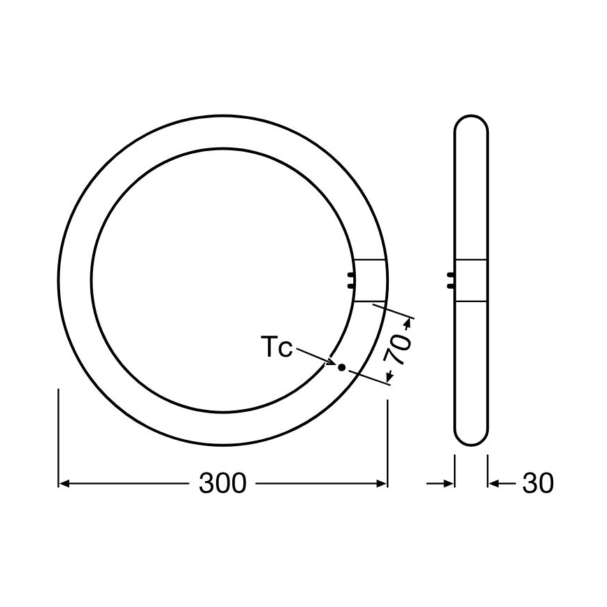 LED Fluorescent tube G10q/18,3W/230V 3000K - Osram