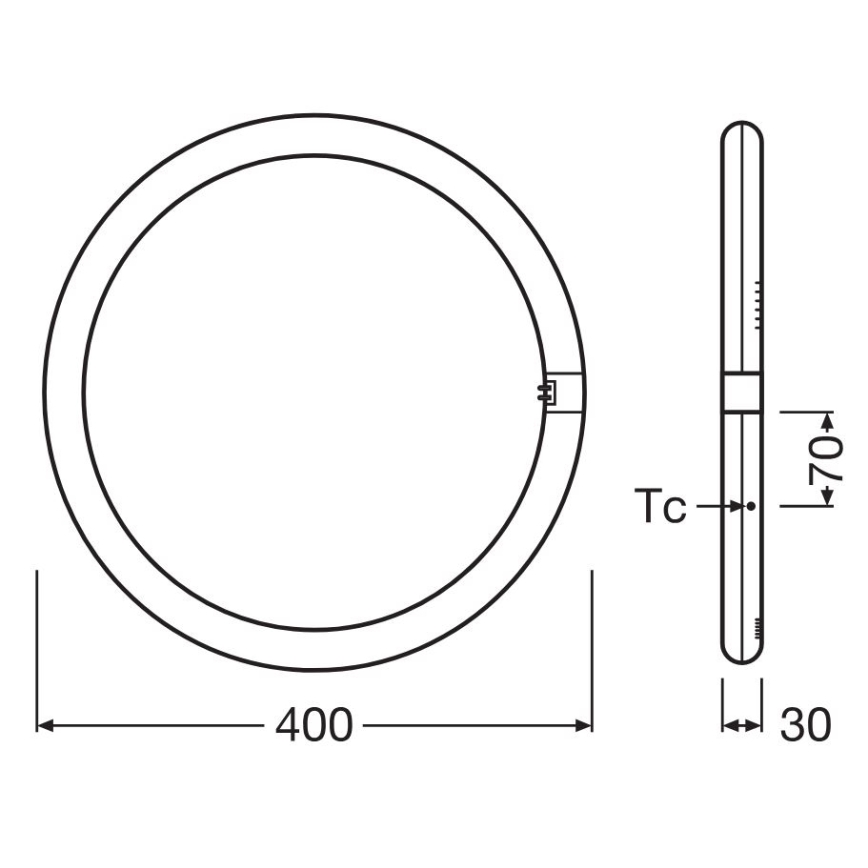 LED Fluorescent tube G10q/24W/230V 6500K - Osram