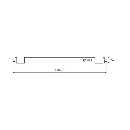LED Fluorescent tube G13/9W/230V 6500K 58,8 cm