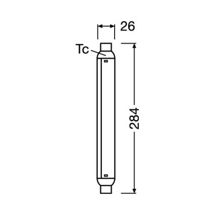 LED Fluorescent Tube LINE S15s/7W/230V 2700K - Osram