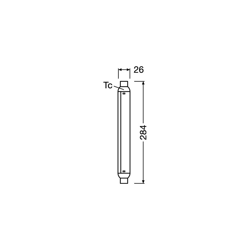 LED Fluorescent Tube LINE S15s/7W/230V 2700K - Osram