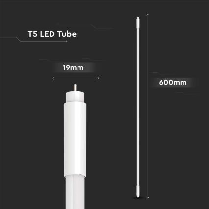 LED Fluorescent tube T5 G5/8W/230V 4000K 60 cm