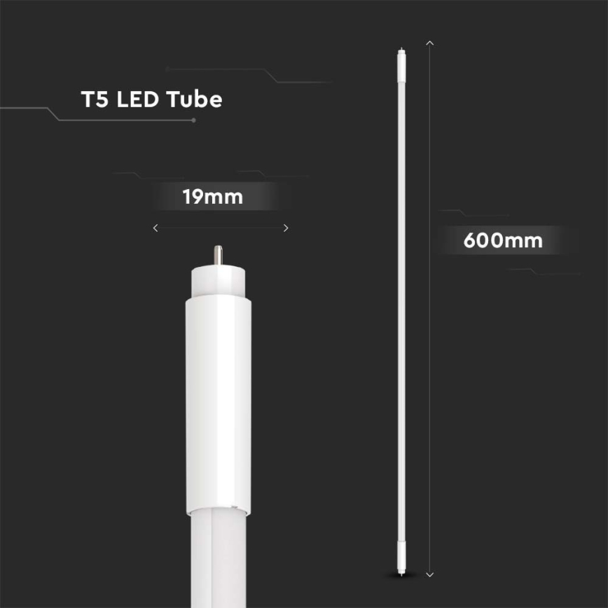 LED Fluorescent tube T5 G5/8W/230V 4000K 60 cm