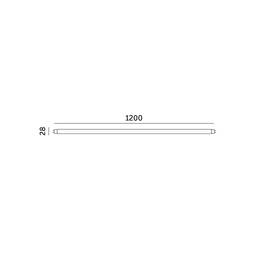 LED Fluorescent tube T8 G13/18W/230V 3000K 120 cm