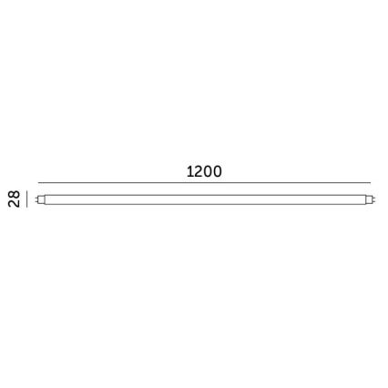 LED Fluorescent tube T8 G13/18W/230V 6500K 120 cm