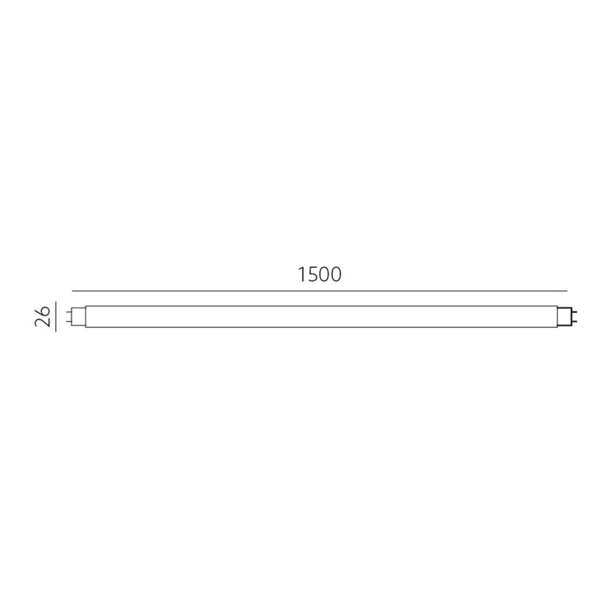 LED Fluorescent tube T8 G13/22W/230V 150 cm