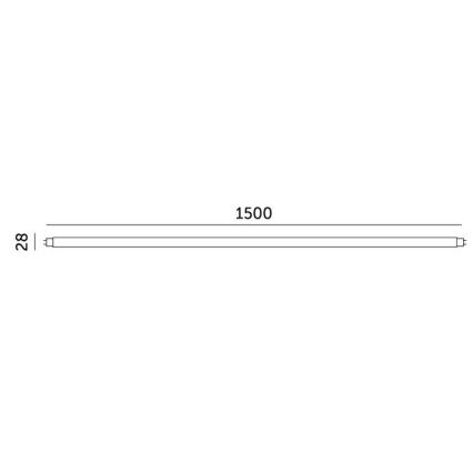 LED Fluorescent tube T8 G13/22W/230V 6500K 150 cm