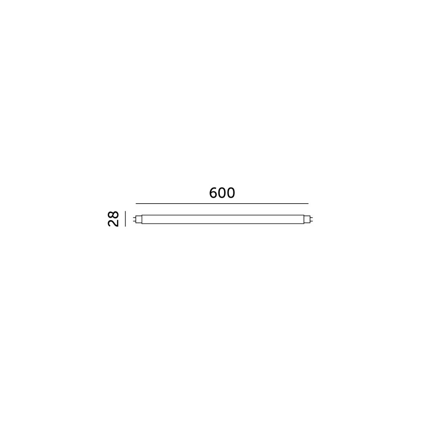 LED Fluorescent tube T8 G13/9W/230V 4000K 60 cm