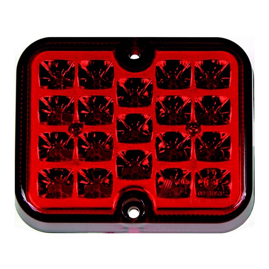 LED Fog light SINGLE LED/1,9W/12V IP67 red
