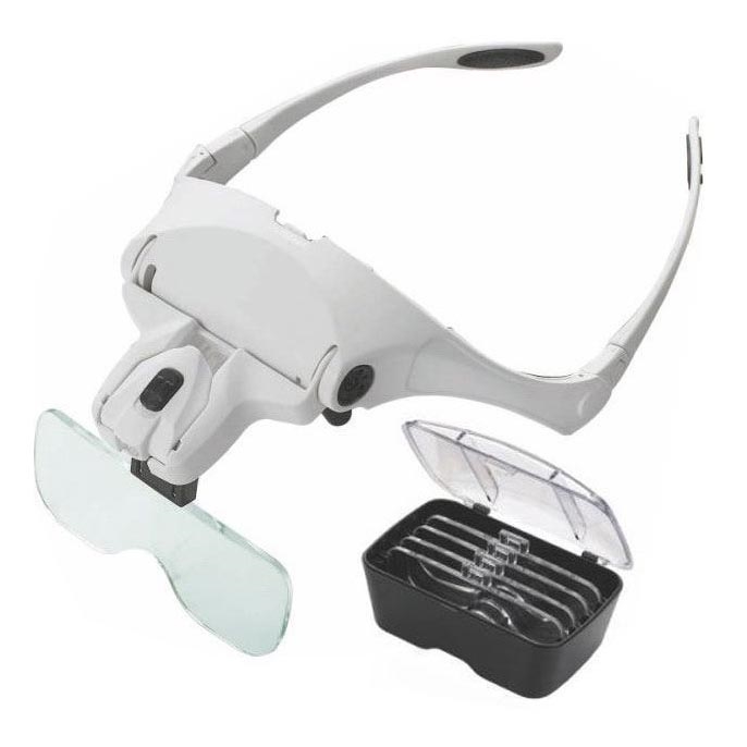 LED Forehead magnifier with lighting 2xLED/3xAAA