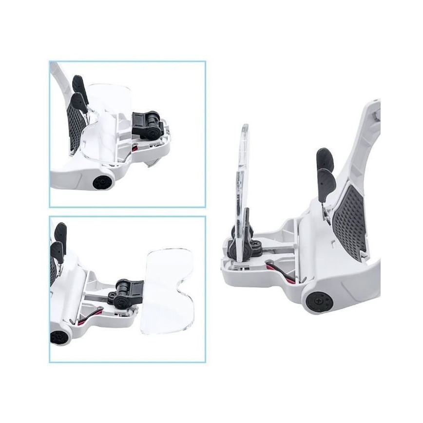 LED Forehead magnifier with lighting 2xLED/3xAAA