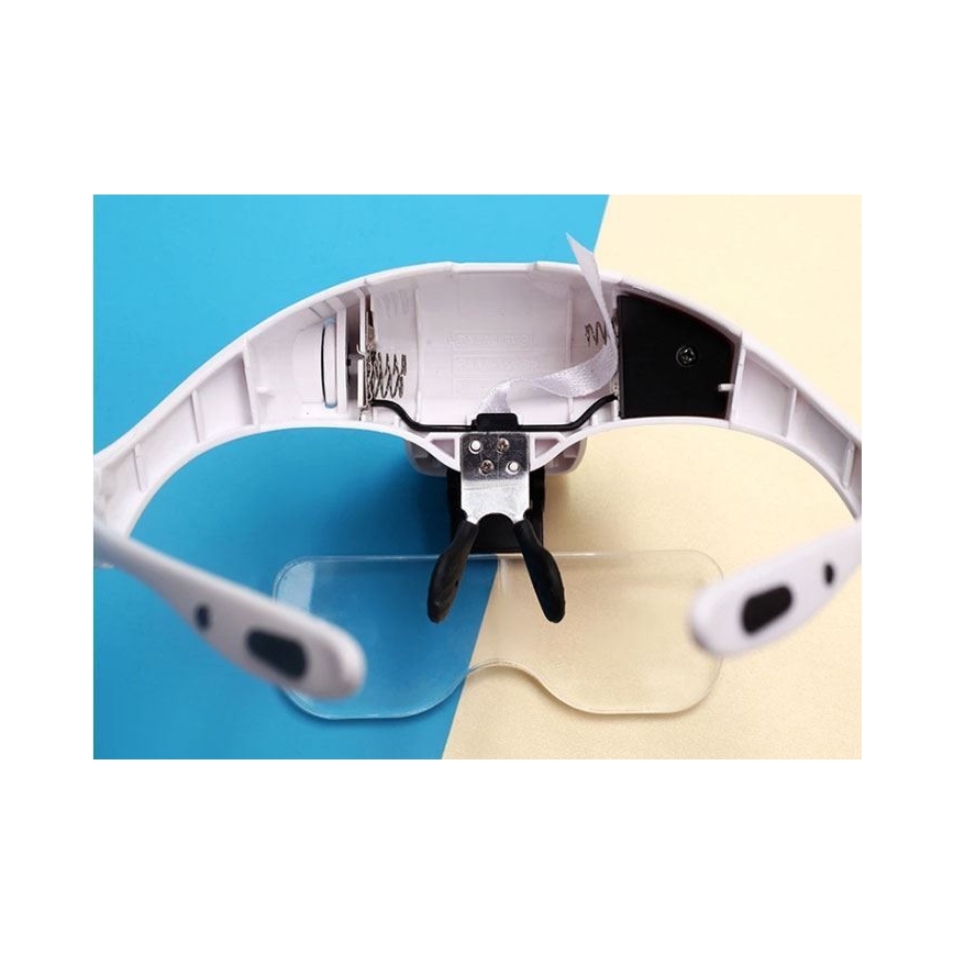 LED Forehead magnifier with lighting 2xLED/3xAAA
